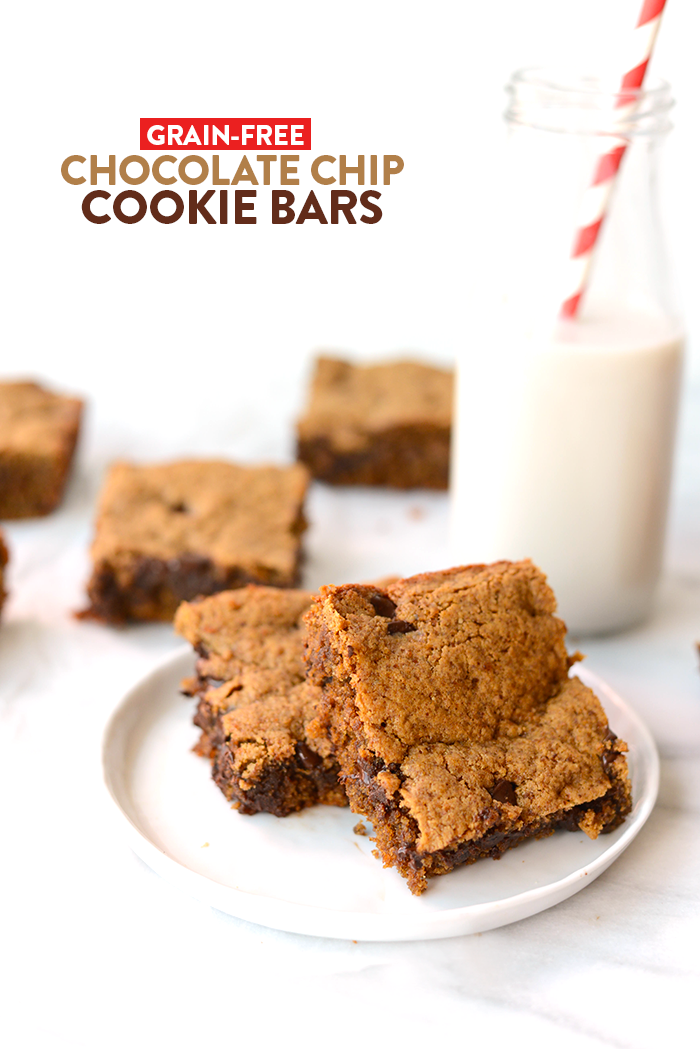 Grain-Free Chocolate Chip Cookie Bars