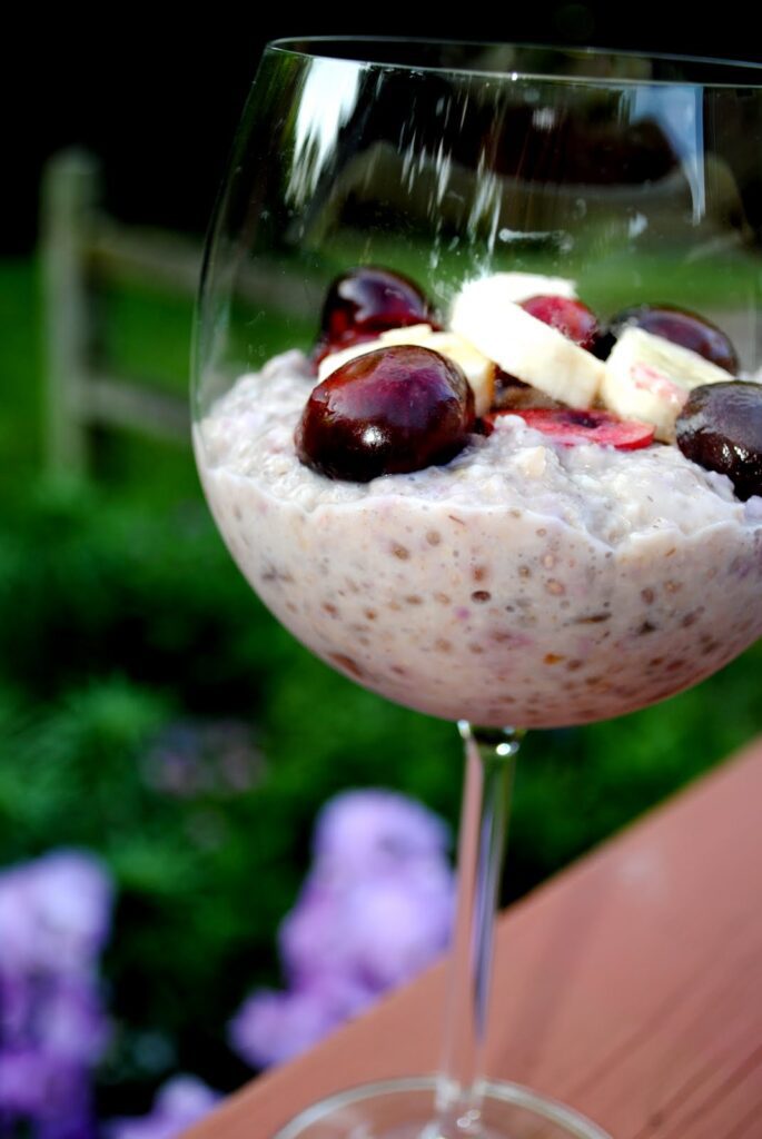 Very Cherry Overnight Oats