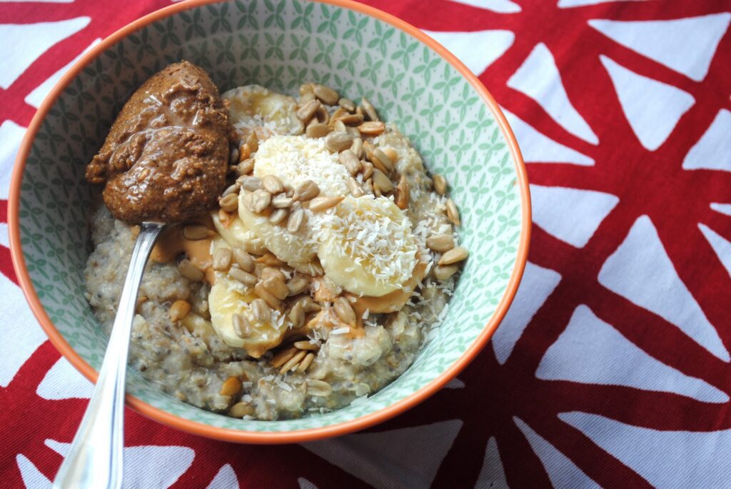 Loaded Banana Quinoa Porridge