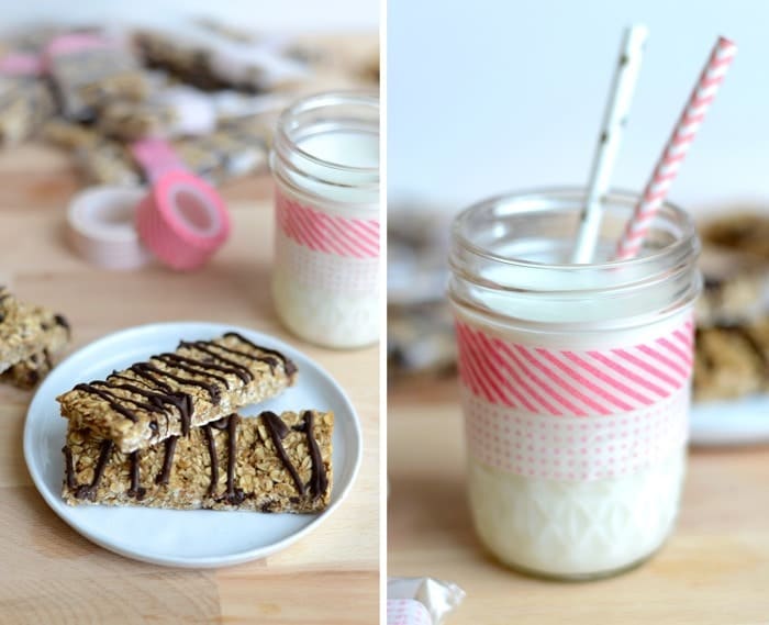 Chewy Peanut Butter Banana Granola Bars #Fitfluential #EAT #glutenfree