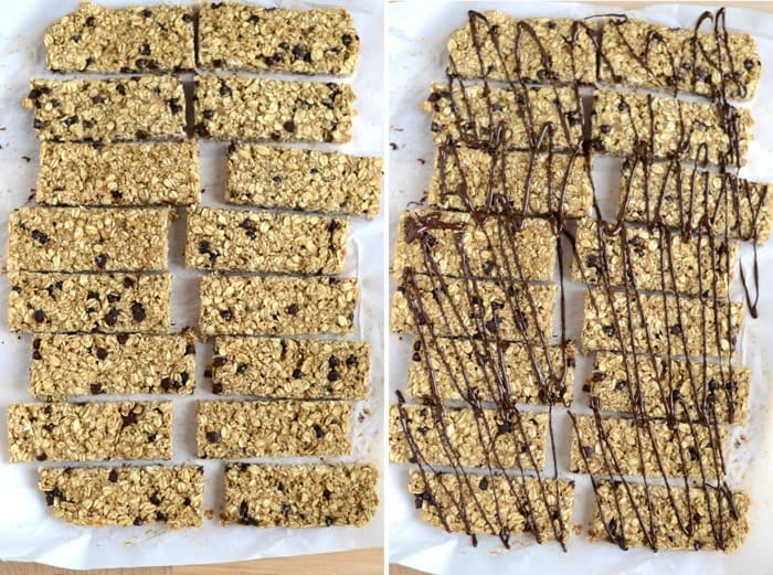 Chewy Peanut Butter Banana Granola Bars #Fitfluential #EAT #glutenfree