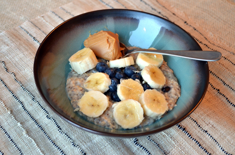 Vanilla Blueberry Oatmeal