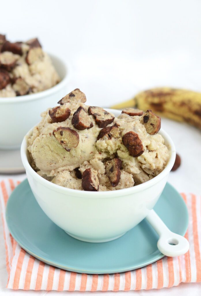 Vegan Cookie Dough Banana Soft Serve