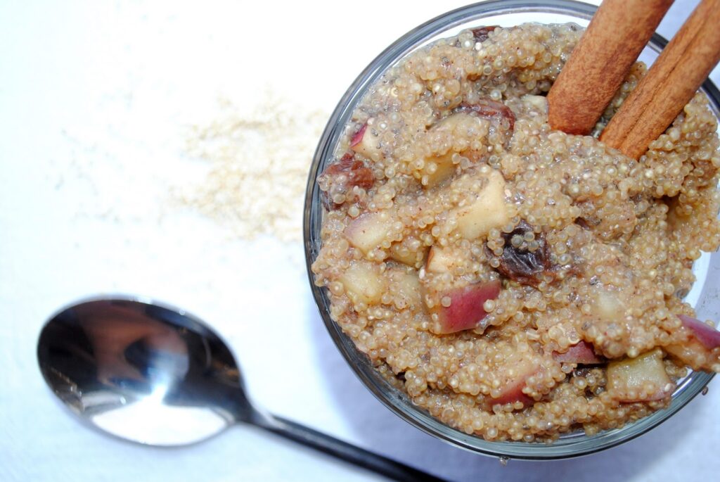 Apple Cinnamon Breakfast Quinoa