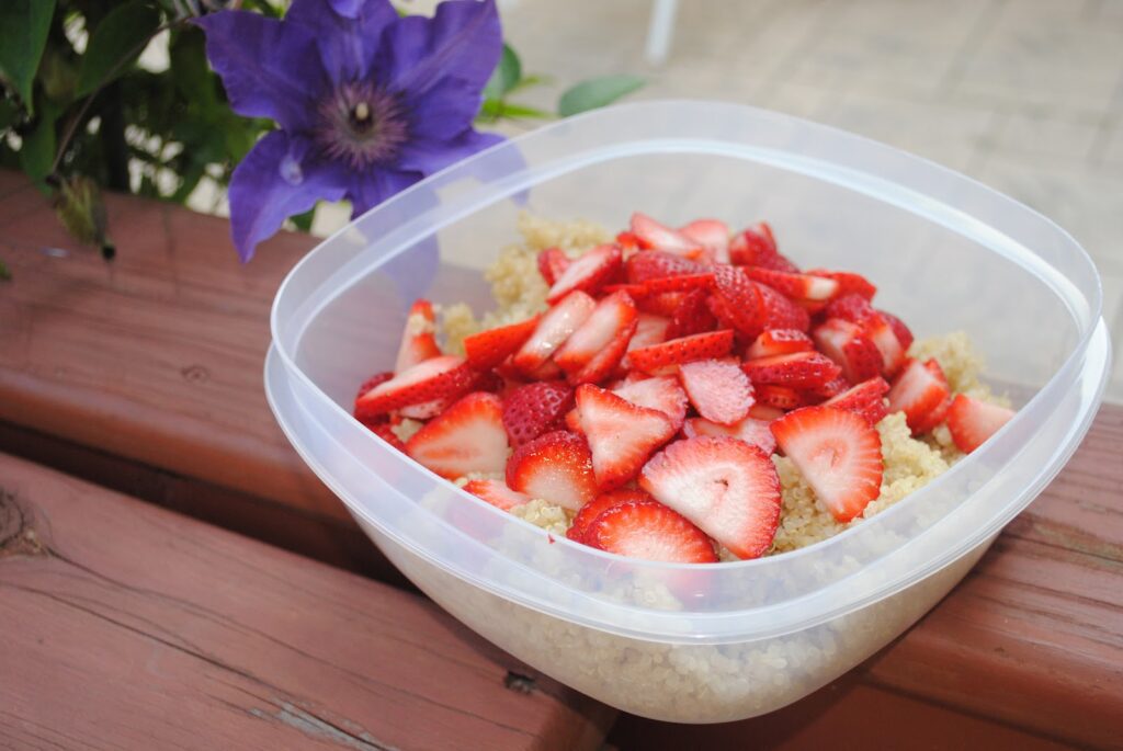 Strawberry Feta Quinoa Salad