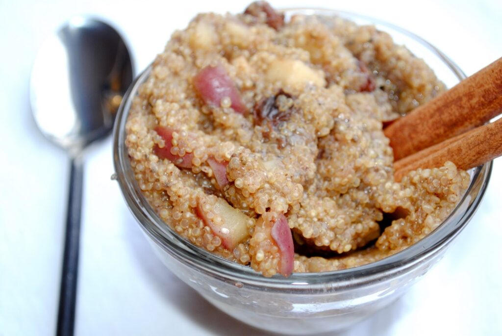 Apple Cinnamon Breakfast Quinoa