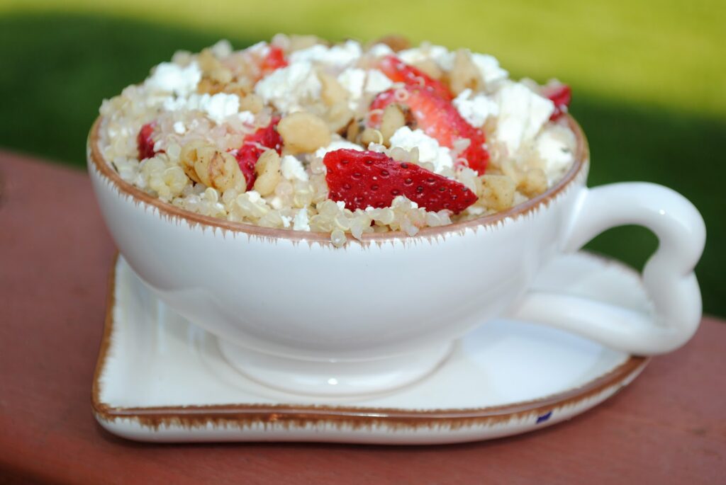 Strawberry Feta Quinoa Salad