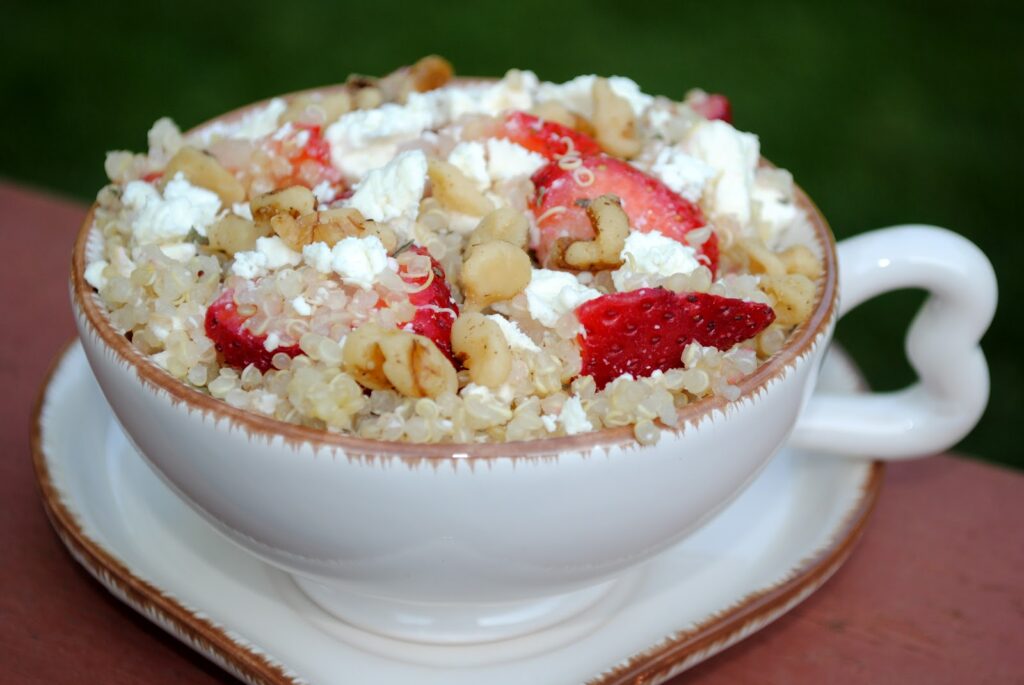 Strawberry Feta Quinoa Salad