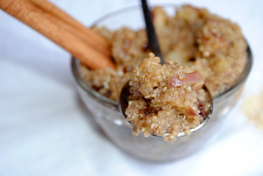 Apple Cinnamon Breakfast Quinoa