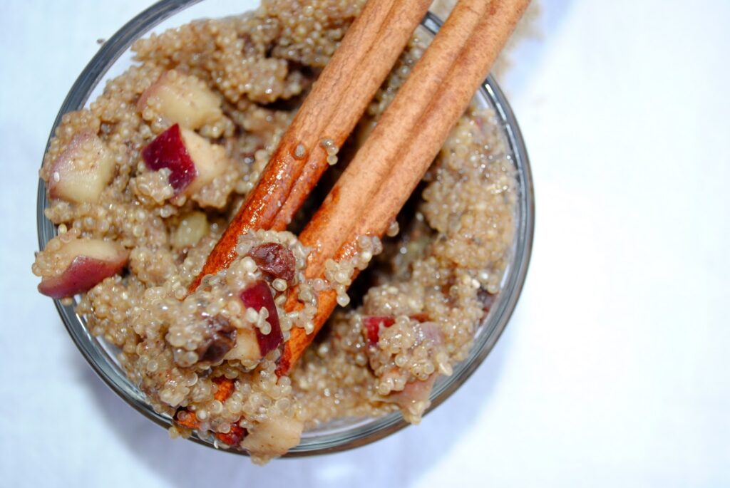 Apple Cinnamon Breakfast Quinoa