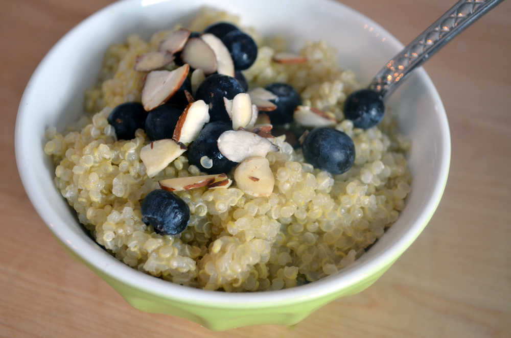 Blueberry Breakfast Quinoa