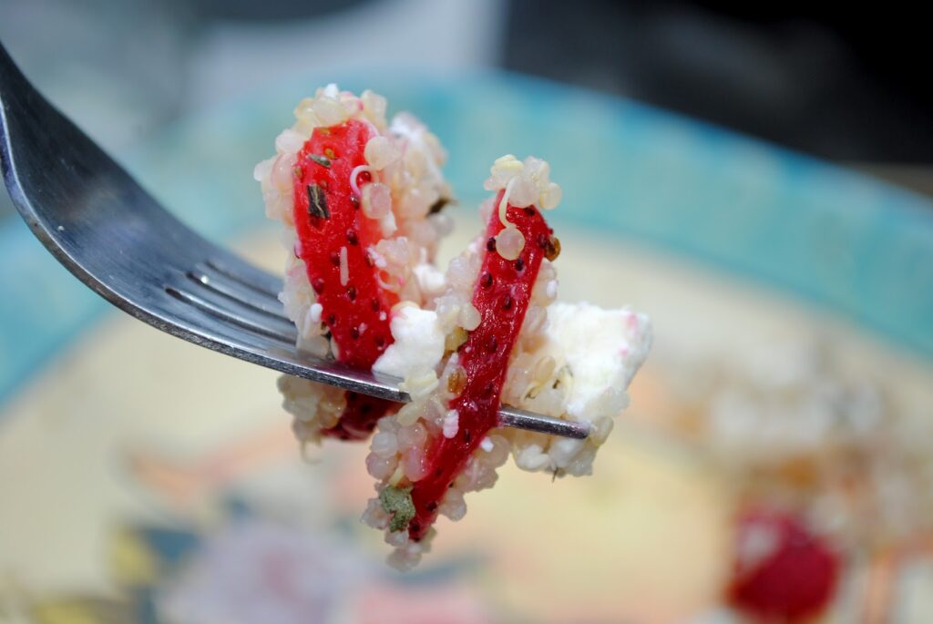 Strawberry Feta Quinoa Salad