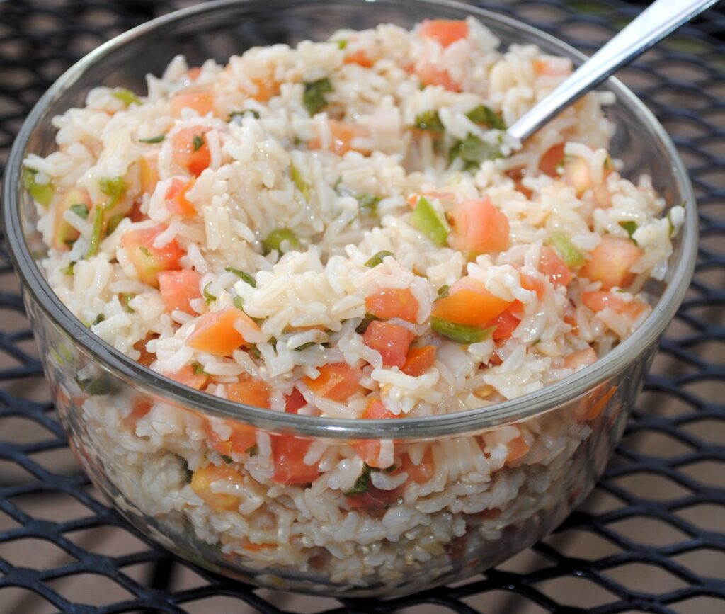 semi-homemade healthy fiesta lime brown rice