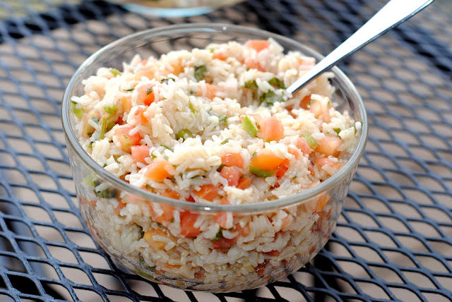 semi-homemade healthy fiesta lime brown rice