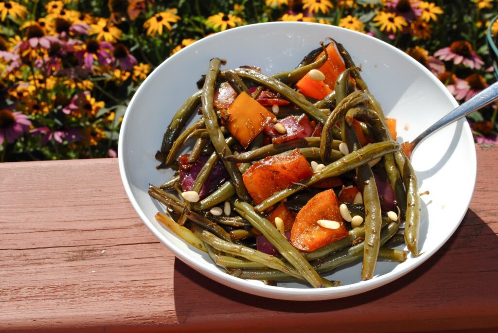 Rosemary Balsamic Green Bean Salad