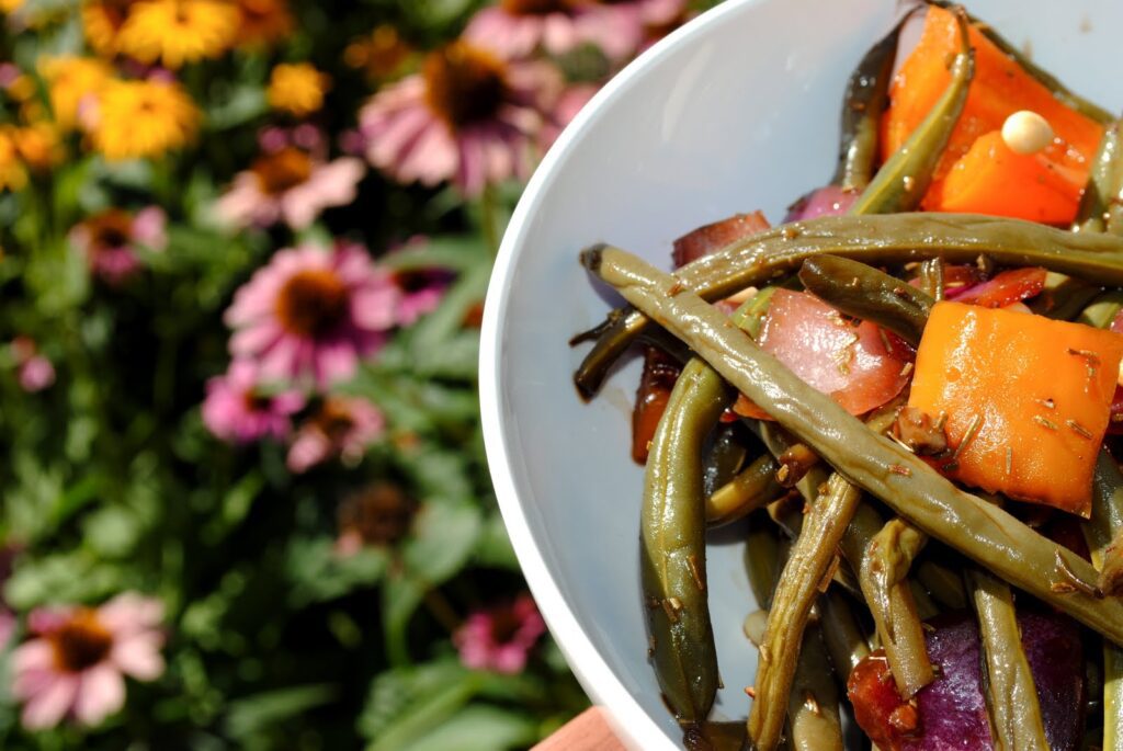 Rosemary Balsamic Green Bean Salad