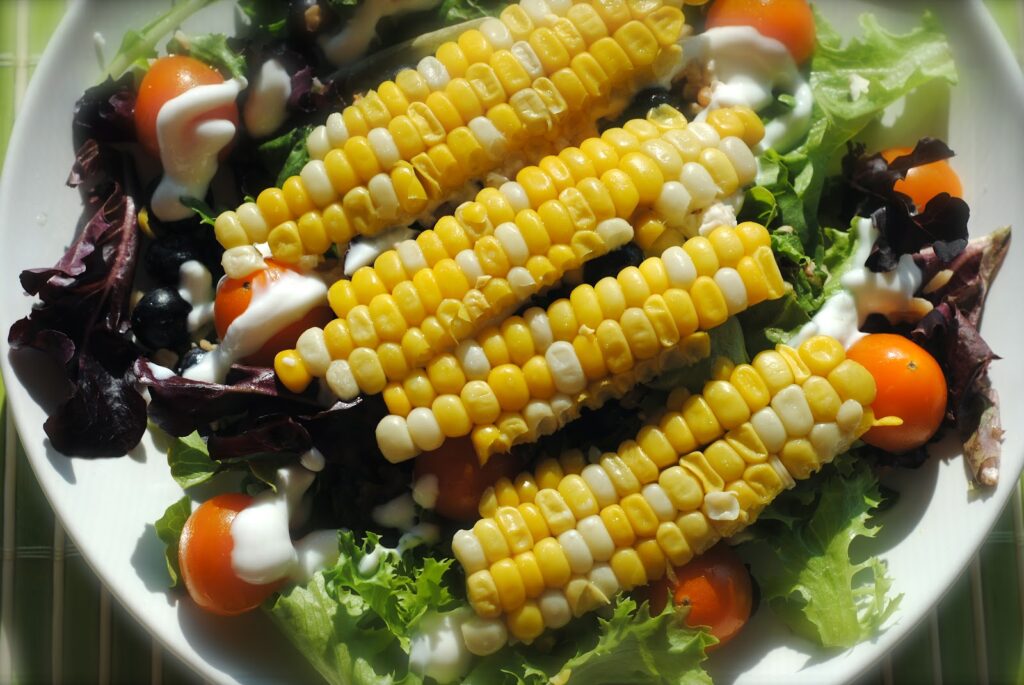 colorful summer side salad