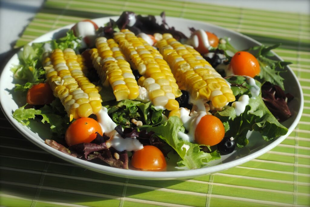 colorful summer side salad