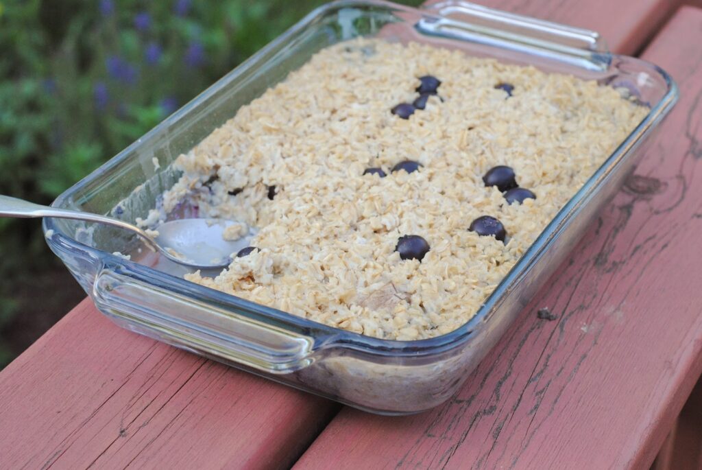 Blueberry Oatmeal Bake