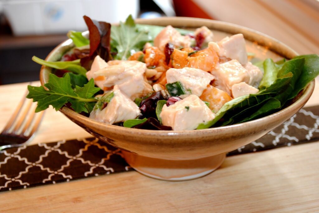 Nectarine Chicken Salad Salad