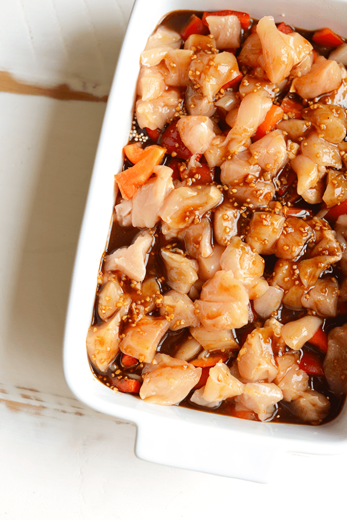 Cashew Chicken Quinoa Bake