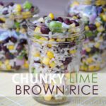 Chunky Lime Brown Rice