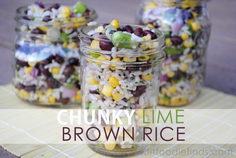 Chunky Lime Brown Rice
