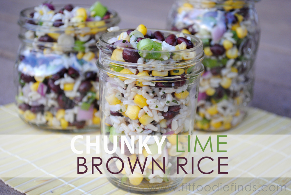 Chunky Lime Brown Rice 