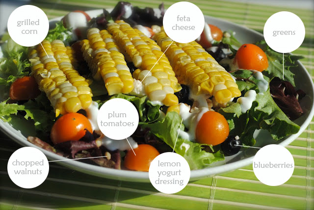 colorful summer side salad