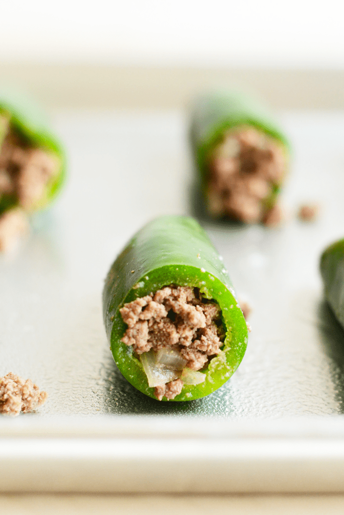 It's time to spice up your appetizers with these paleo-friendly bacon-wrapped jalapeño poppers! All you need are a few ingredients and 30 minutes!