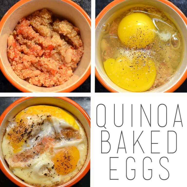 quinoa baked eggs