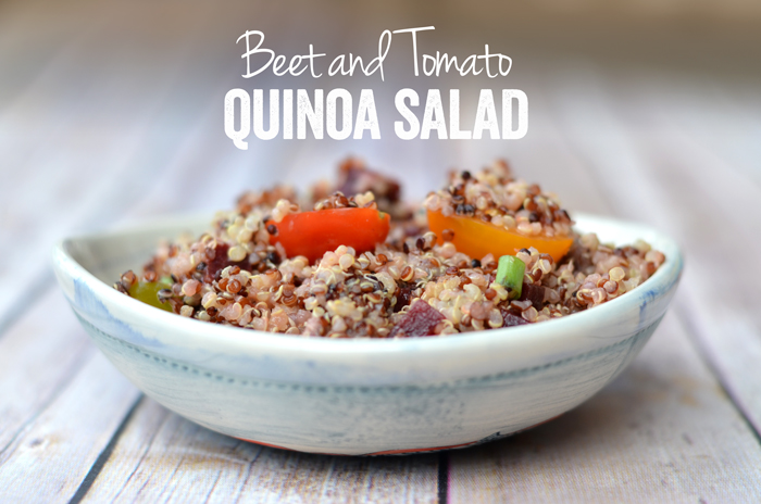 Beet and Tomato Quinoa Salad