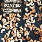 Maple Sesame Roasted Cashews – Fit Foodie Finds