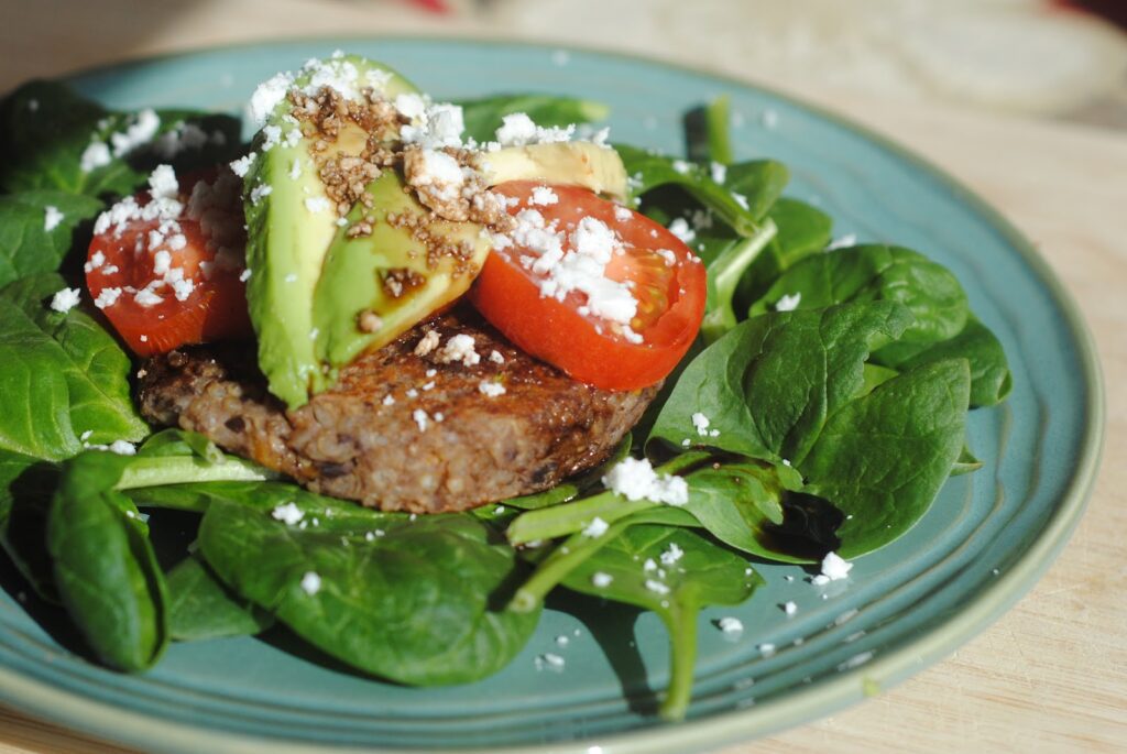 Black Bean Quinoa Veggie Burgers