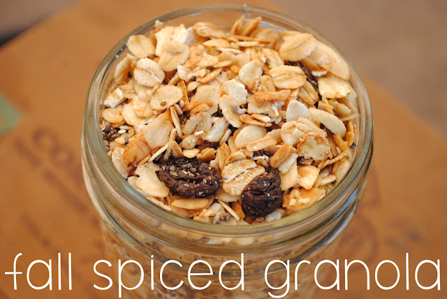 fall spiced granola