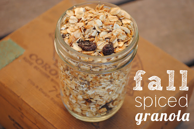 fall spiced granola