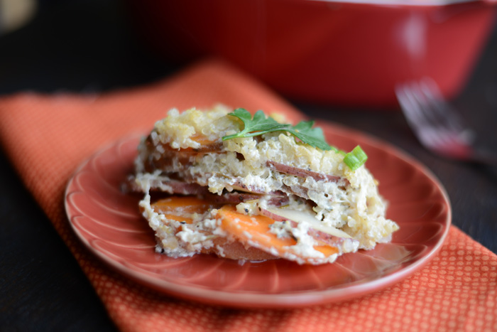 Sweet Potato Quinoa Gratin #vegetarian #glutenfree #fitfluential