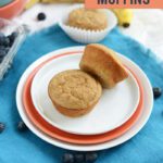 Almond Butter Banana Bread Muffins