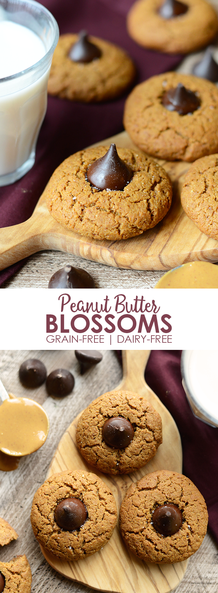 GRAIN-FREE PEANUT BUTTER BLOSSOMS 