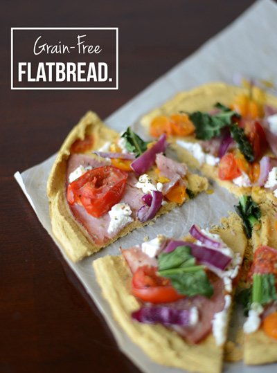 Garbanzo Bean Flatbread Pizza Crust