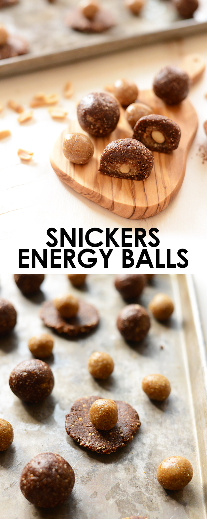 Need a break? Grab a Snickers Energy Ball! These little morsels of heaven are made with real ingredients and free of gluten, grains, and dairy! 700