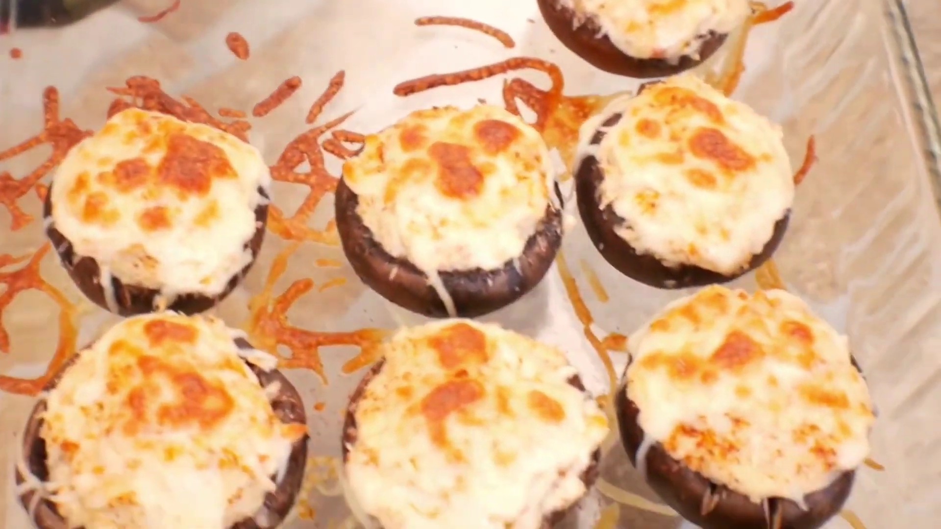 Crab Stuffed Mushrooms with cream cheese