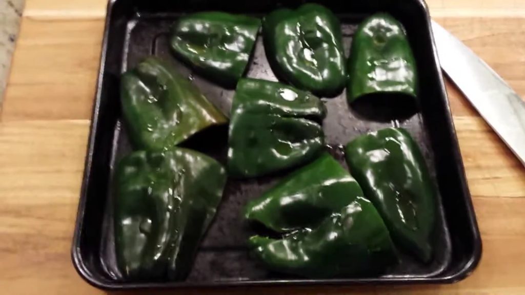 roast poblano peppers