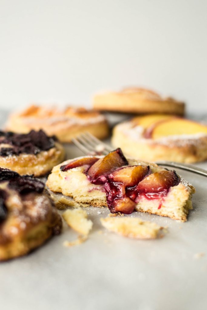 STONE FRUIT BRIOCHE TARTLETS