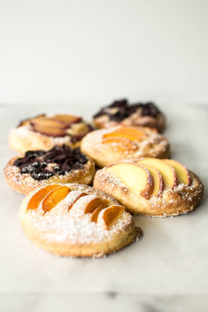 STONE FRUIT BRIOCHE TARTLETS