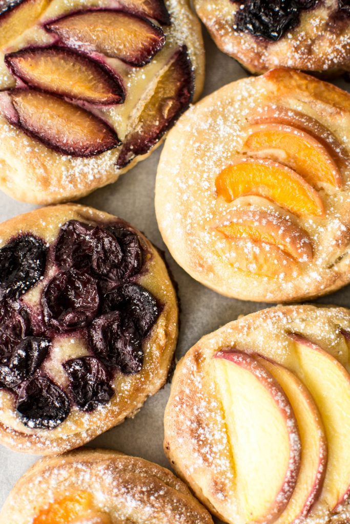 STONE FRUIT BRIOCHE TARTLETS