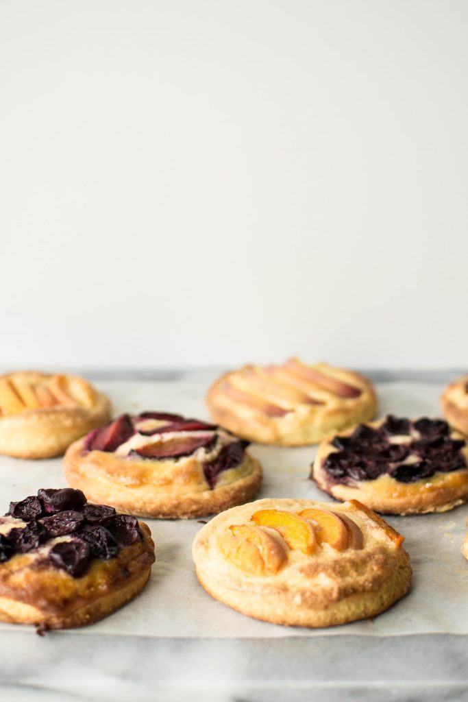 STONE FRUIT BRIOCHE TARTLETS