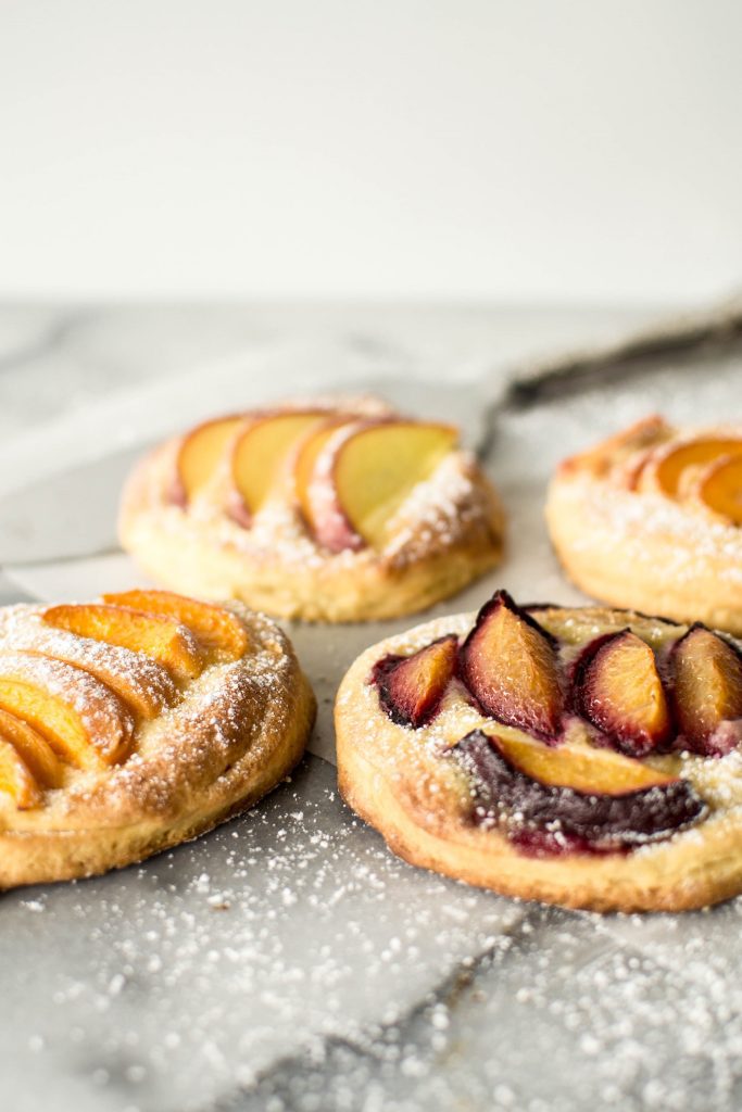 STONE FRUIT BRIOCHE TARTLETS