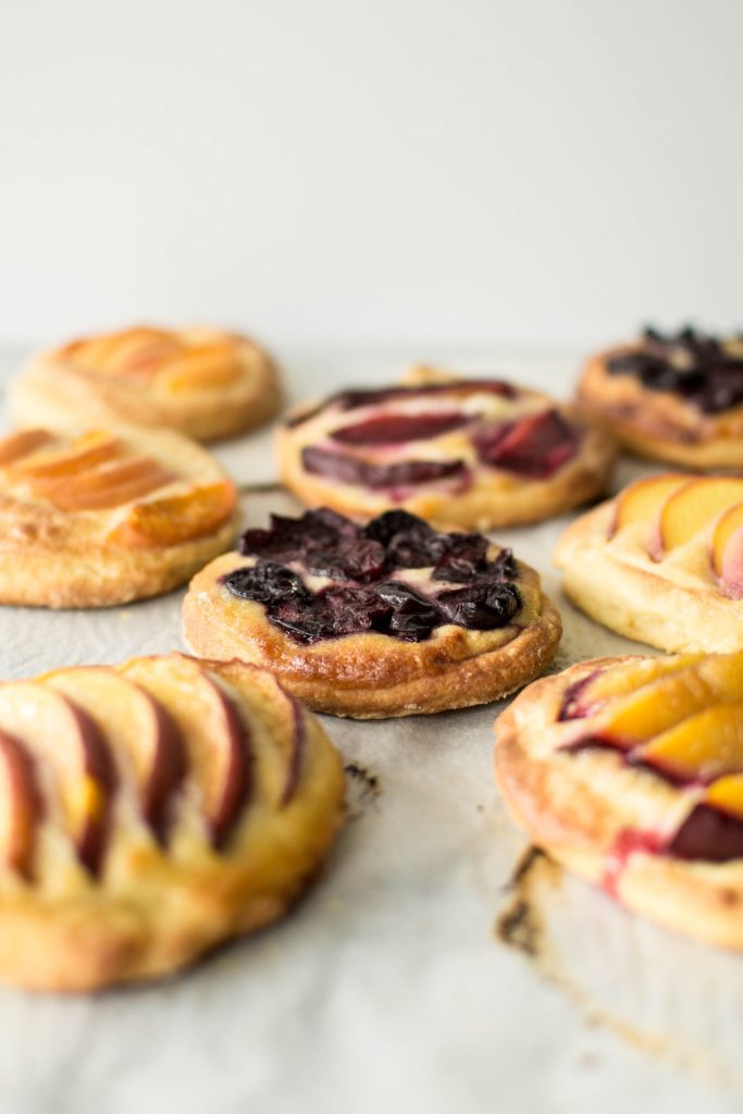 STONE FRUIT BRIOCHE TARTLETS