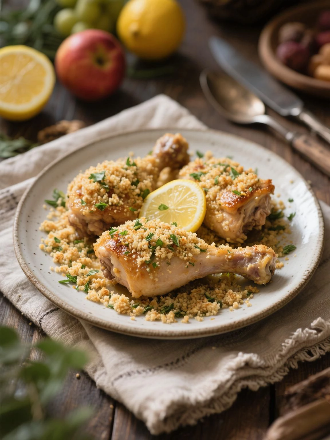 Stuff the chicken thighs